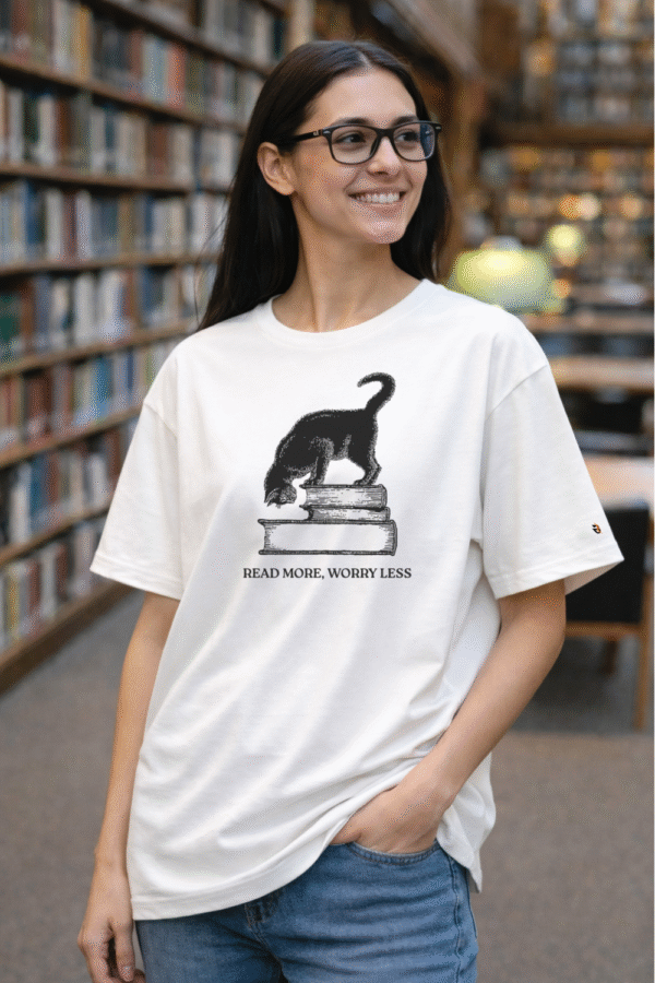 Read More Oversized Graphic Tee