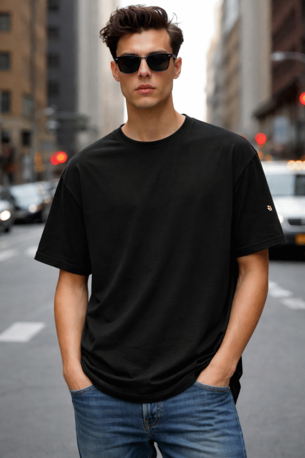 Black Unisex Oversized T-Shirt