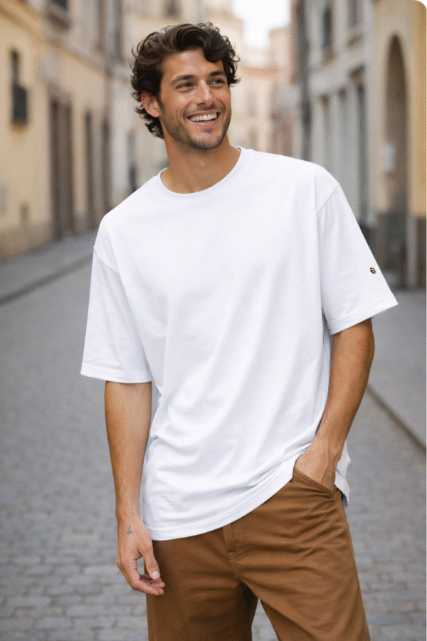 White Unisex Oversized T-Shirt