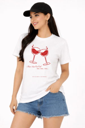 Fine Wine White Tee